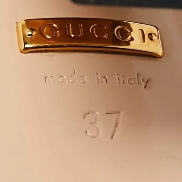 Gucci Tricolor Leather Snakeskin Nimue Mary Jane Pumps Heels. EU 38 (US 8) - Picture 5 of 9